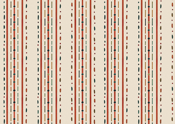 May Day, Stripe Spice - Roman Blind - Image 7